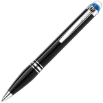 This Montblanc StarWalker Black Precious Resin Ballpoint Pen also features platinum-coated trims.