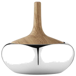 The Georg Jensen HK stainless steel and oak wood onion bonbonniere.