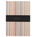 paul smith a5 lined signature stripe notebook front