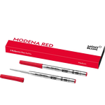 These are the Montblanc Modena Red Ballpoint Refill (M).