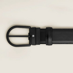 montblanc mb199650 horseshoe buckle black belt2