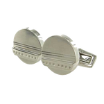boss silver cufflinks