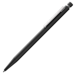 Matt black ballpoint pen made from stainless steel.