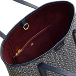 radley heirloom museum street goose grey open tote bag inside