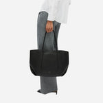 The Compton Black Medium Zip Top Shoulder Bag by Radley.