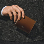 The Meisterstück Sfumato Brown Leather 6CC Wallet by Montblanc.
