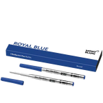 These are the Montblanc Royal Blue Ballpoint Refill's in broad.