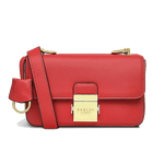 This Red Hanley Close Mini Flap Over Bag by Radley has been made with plain leather.