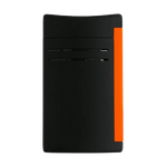 This S.T. Dupont Maxijet Matte Black & Neon Orange Lighter has a sleek and urban finish with the bright orange strip contrasting the black.