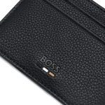 This BOSS Ray Grained Faux Leather 4CC Card Case is great for keeping in your pocket so you can safely carry your bank cards.