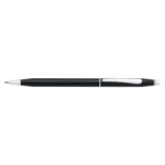 3 classic century black lacquer 0.7mm mechanical pencil with chrome trim at0083 77