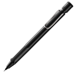 LAMY Safari mechanical pencil in shiny black.
