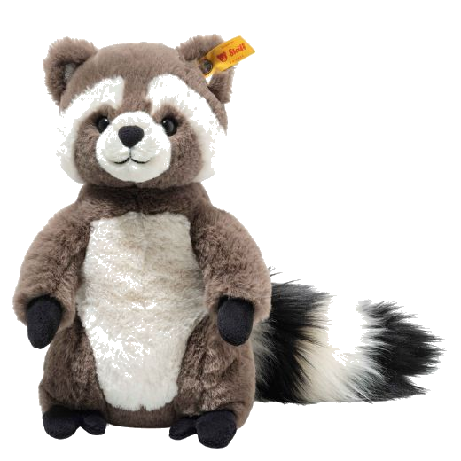 1 steiff pedro racoon in brown 23 cm 074417