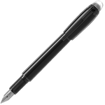 montblanc black cosmos starwalker fountain pen