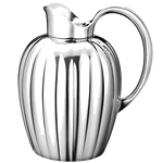 This is the Stainless Steel Bernadotte 1.6L Pitcher designed by Georg Jensen.