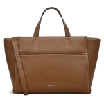 Radley's Oak Street Saddle Leather Medium Zip-Top Grab Bag is great for everyday use and has a detachable leather strap if you'd like to wear as a crossbody.