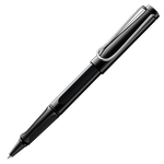The LAMY black rollerball pen in the Safari collection.