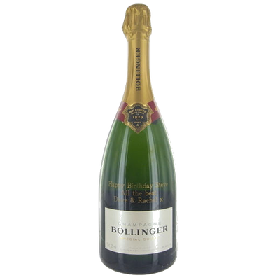 bollinger brut birthday bottle engraving roman outline font 3f6067e7742ecf7270e0d68df7ec787a