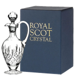 This Royal Scot Crystal London 80cl Handled Wine Decanter will be presented inside a bespoke gift box.