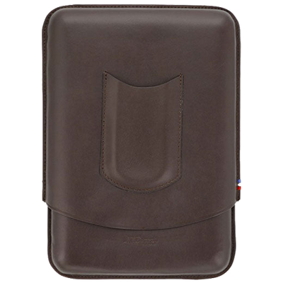 s t dupont paris brown five cigar case