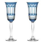 royal scot crystal skye blue belgravia champagne glasses