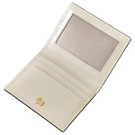 The interior of the Heritage Lane Chalk Small Card Holder features a clear ID slot and room for 3CC.