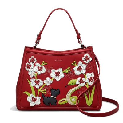 radley 110316 lunar new year leather grab bag