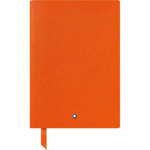 This is the Montblanc Manganese Orange, Fine Stationery #146 Notebook.