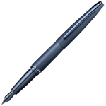 This Cross Brushed Dark Blue ATX Fountain Pen will be presented inside a black gift box.