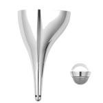 This is the Georg Jensen Stainless Steel SKY Aerating Funnel with Filter.