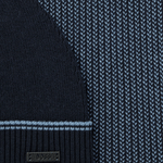 boss navy scarf and hat gif