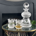 royal scot crystal thistle shape flower of scotland whisky tumblers lifestyle