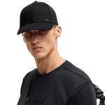 4 boss zed cotton twill black cap with signature stripe and logo trim 50539428 01 001