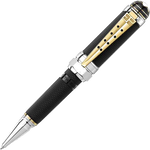 This Montblanc Special Edition Elvis Presley Great Characters Ballpoint Pen has been crafted out of black precious resin.