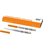 This is the Montblanc Manganese Orange Ballpoint Refill (M).