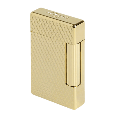 initial yellow gold lighter