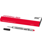 This is the Montblanc Modena Red Capless Rollerball Refill (M).