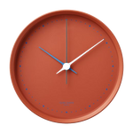 This Georg Jensen Koppel Matte Red 22cm Wall Clock is made out of ABS and stainless steel.