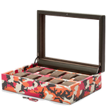 WOLF 1834's Elements Fire 10 Piece Watch Box is made out of vegan leather.