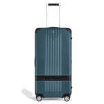 Montblanc's #MY4810 Avio Blue Trunk Case is made from a sturdy polycarbonate and leather trims for a sleek finish.