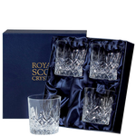 These Edinburgh 4 x 33cl Large Tumblers will be presented inside a Royal Scot Crystal presentation box.