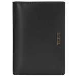 This TUMI Black Nassau Multi Window Card Holder features 4 internal card slots.