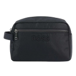 The Catch 3.0 Navy Blue Washbag with Signature Stripes by BOSS.