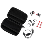 Everything included in the TUMI true wireless earbuds.