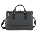TUMI's Harrison Sycamore Dark Charcoal Slim Document Case is great for taking to work and it can fit a laptop and documents, along with smaller pockets for organisation.