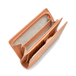 Stamp Medium Bifold Soft Leather Purse In Grapefruit By Radley With Scottie Dog Detail.