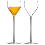 Savoy 2 x Liqueur Glasses 110ml by LSA with mouth-blown glass.