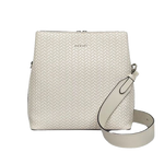 This Radley Dukes Place Chalk Weave Medium Compartment Cross Body Bag has a dual zip into the zipped compartment with side open pockets.