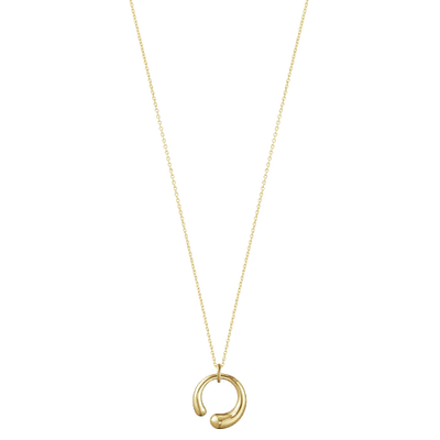georg jensen yellow gold mercy pendant