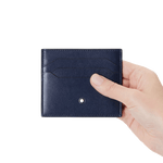 montblanc 6cc blue leather
